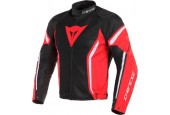 Dainese Air Crono 2 Black Red White Textile Motorcycle Jacket 58