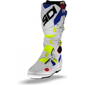 Sidi Crossfire 2 SRS Yellow Fluo White Blue Motorcycle Boots 41
