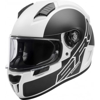 Schuberth SR2 Traction Helm Wit Zwart Wit