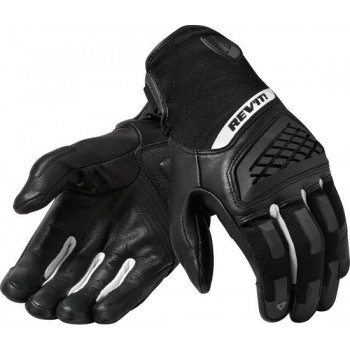 REV'IT! Neutron 3 Black White Motorcycle Gloves L