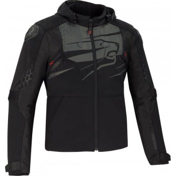 Bering Balko Black Textile Motorcycle Jacket M