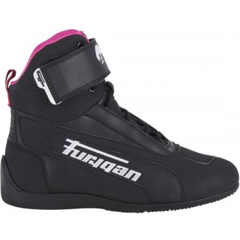 Furygan Zephyr D3O Lady Black White Pink Motorcycle Shoes 41