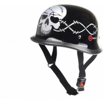 Redbike RK-304 duitse helm doodskop | maat S