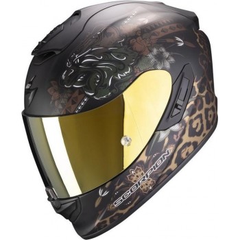 Scorpion EXO-1400 Air Toa Matt Black Gold Full Face Helmet S