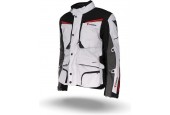 Dainese Sandstorm GoreTex Glacier Gray Black Red Textile Motorcycle Jacket 50