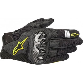 Alpinestars SMX-1 Air V2 Handschoen zwart/fluor geel