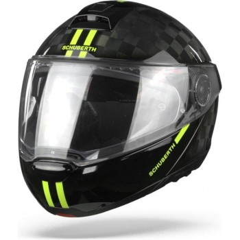 Schuberth C4 Pro Carbon Fusion Yellow Modular Helmet L