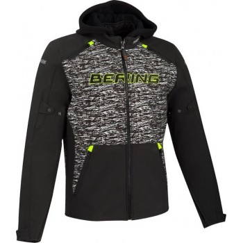 Bering Drift Black Grey Textile Motorcycle Jacket 2XL