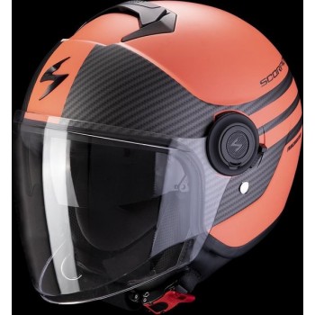 Scorpion Exo-City Moda Matt Coral Black Jet Helmet S