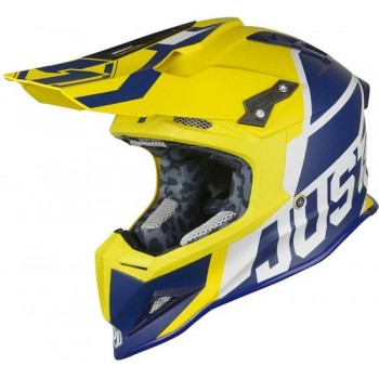 JUST1 Helmet J12 Unit Blue-Yellow 58-M