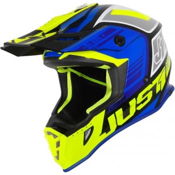 JUST1 Helmet J38 Blade Blue-Yellow Fluor-Black 60-L