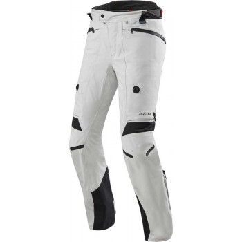 REV'IT! Poseidon 2 GTX Silver Black Short Textile Motorcycle Pants XL