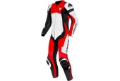 Dainese Assen 2 Perforated White Lava Red Black 1 Piece Motorcycle Suit 52