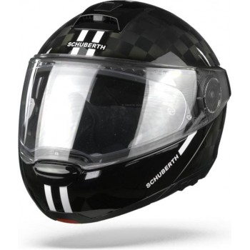Schuberth C4 Pro Carbon Fusion White Modular Helmet M