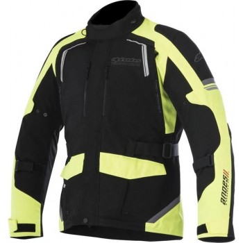 Alpinestars Andes V2 Drystar Jacket Black Yellow Fluo Textile Motorcycle Jacket M
