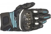 Alpinestars Stella SP X Air Carbon V2 Black Teal Motorcycle Gloves L