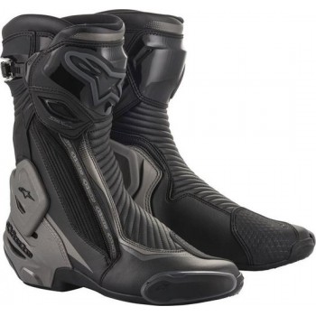 Alpinestars SMX Plus V2 Black Dark Gray Motorcycle Boots 41