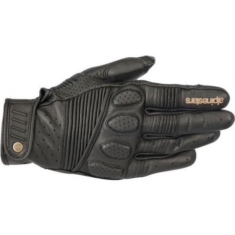 Alpinestars Crazy Eight Black Black Motorcycle Gloves XL