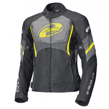 Held Baxley Top Black Neon Yellow Textile Motorcycle Jacket L