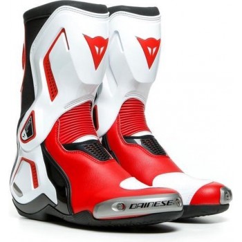 Dainese Torque 3 Out Black White Lava Red Motorcycle Boots 42