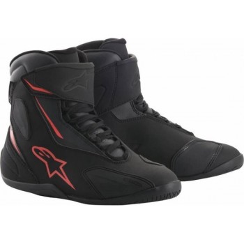 Alpinestars Fastback-2 Drystar Black Anthracite Red Motorcycle Shoes 13
