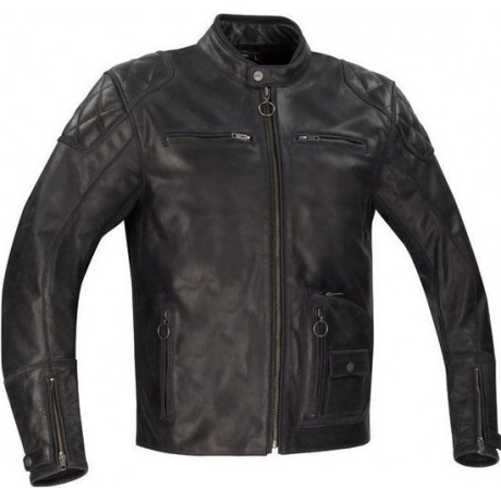 Segura Madisson Black Leather Motorcycle Jacket M
