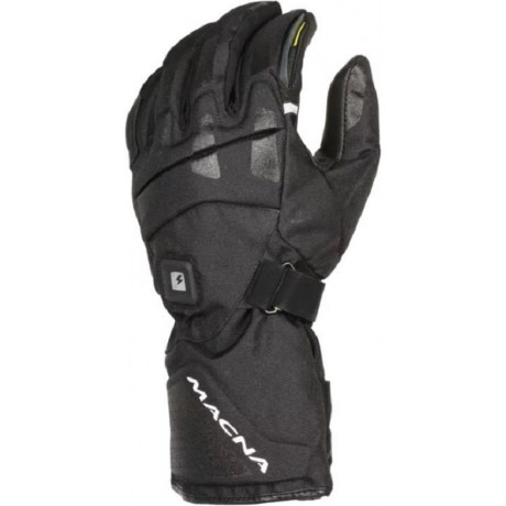 Macna Foton RTX Black Heated Motorcycle Gloves S