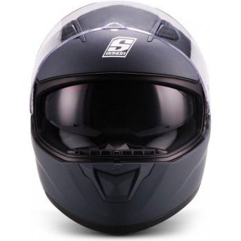 SOXON ST-1000 RACE integraal helm, motorhelm, scooterhelm ECE keurmerk, Navy Blauw, L hoofdomtrek 59-60cm