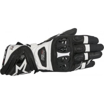 Alpinestars Supertech Black White Motorcycle Gloves L