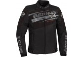 Bering Vikos Black Grey Textile Motorcycle Jacket XL