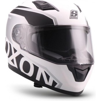 SOXON ST-1000 RACE integraal helm, motorhelm, scooterhelm ECE keurmerk, Wit, XS hoofdomtrek 53-54cm