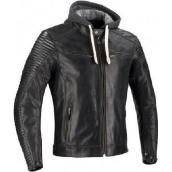 Segura Dorian Black Leather Motorcycle Jacket XL