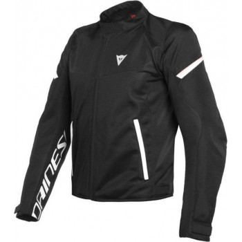 Dainese Bora Air Black White Textile Motorcycle Jacket 46