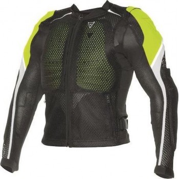 Dainese Sport Guard Black Fluo Yellow Textile Motorcycle Jacket 50