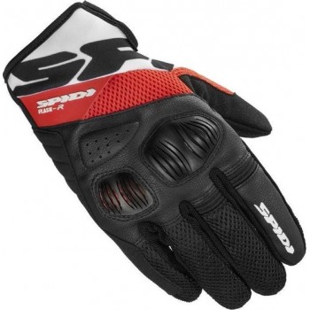 Spidi Flash-R Evo Red Motorcycle Gloves S