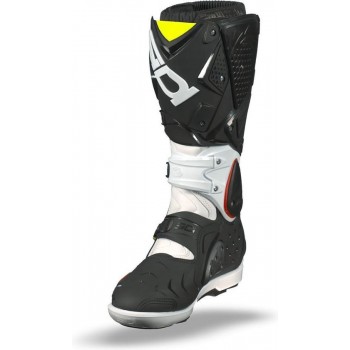 Sidi Crossfire 2 SRS White Black Fluo Yellow Motorcycle Boots 43