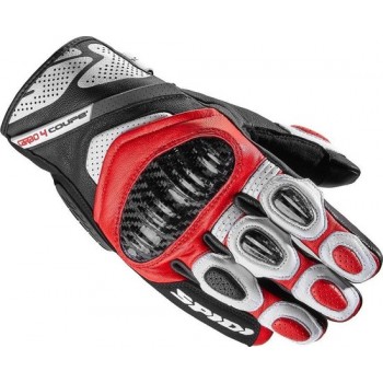 Spidi Carbo 4 Coupe Red Motorcycle Gloves M