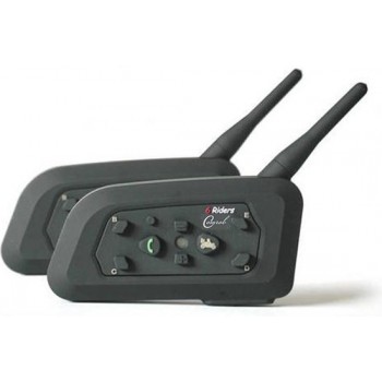Interphone Modules V6  - Motor communicatiesysteem - Bluetooth - 1200 Meter - 2 Stuk(s)