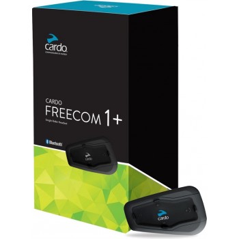 Cardo Freecom Plus DUO  - Motor communicatiesysteem - Bluetooth - 500 Meter - 2 Stuk(s)