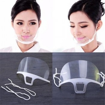 Transparant Mondkapje - Hygiënisch mondmasker - Gelaatmasker - Face shield - Herbruikbaar