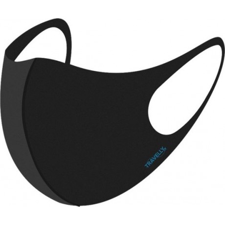 TRAVELLY® Mondkapje – Niet Medisch – Wasbaar - Herbruikbaar – Mondmasker – 5 stuks – Universeel – Zwart – Gezichtsmasker