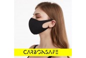 CARBONSAFE Mondkapje - Wasbaar & Herbruikbaar - 100% Neoprene Mondmasker - Niet medisch mondkapje - Zwart