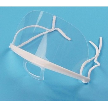 10 Stuks Transparant Mondkapje - Hygiënisch mondmasker - Plastic Gelaatmasker - Face shield - Herbruikbaar