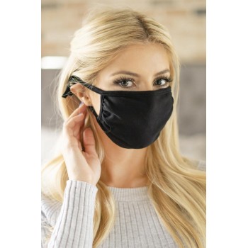 Premium kwaliteit katoen mondkapje - mondmasker - gezichtsmasker | herbruikbaar / Wasbaar | Verstelbaar | Zwart