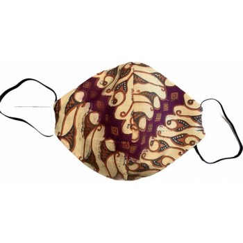 Uniek mondkapje, gemaakt van Batik stof