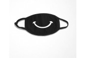 Smiley - Mondkapje - Zwart