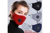 Herbruikbaar Mondmasker met filter |  Inclusief  1 PM2.5 filter | OV-Mask rood| mode masker | stoffen mondkap