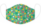 Mondmasker met motief fruit ananas watermeloen - Tropisch fruit , leeftijd 12+ / puckator
