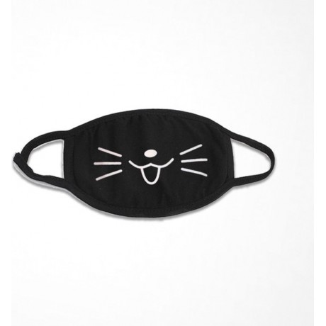 Kitten - Facemask - Zwart