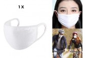 Wasbaar niet medisch mondkapje geschikt voor persoonlijk gebruik - 100% katoen - Wit - 1 stuk - Mondkapjes - Mondmaskers